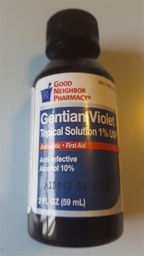 Gnp Gentian 1 Violet Liquid 2 Oz