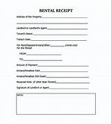 Images of Receipt Rent Payment