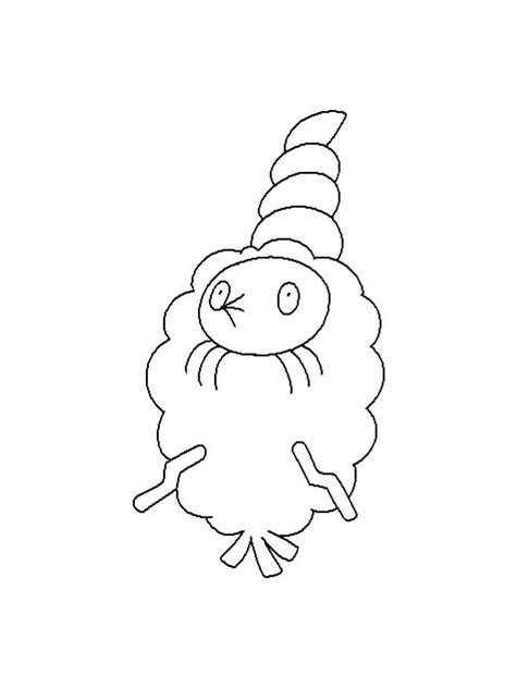 Pokemon Burmy Coloring Pages Free Printable