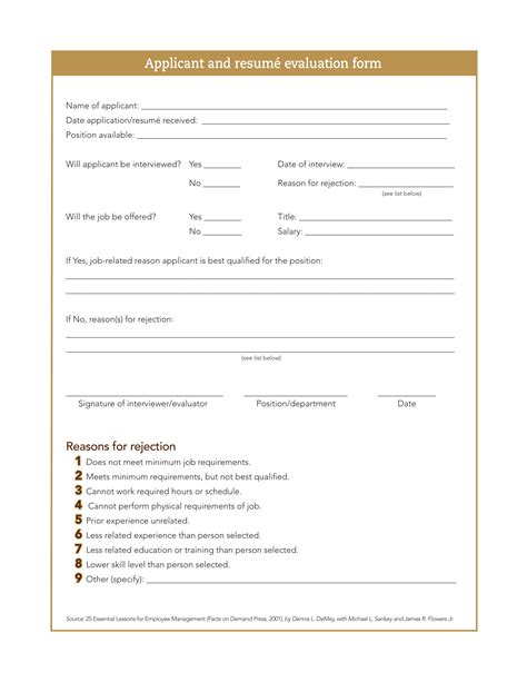 A resume is the most important tool for job application. FREE 14+ Resume Evaluation Forms in PDF | MS Word