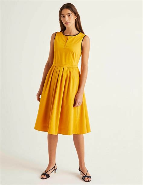 Boden Maddie Dress Tuscan Sun W0534 Rrp £9000 Size Uk 10p Brand New Ebay