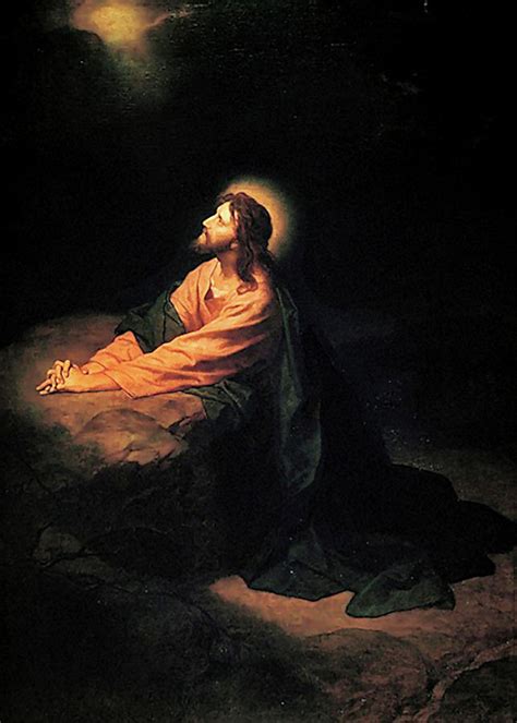 Christ In Gethsemane Painting By Heinrich Hofmann Pixels Merch