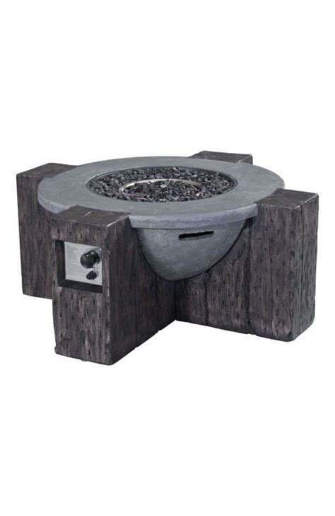 Functionally Modern The Hades Fire Pit Features A Large Round Cylinder