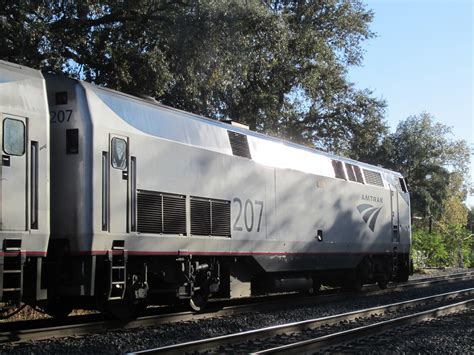 Amtk 207 Ge P42dc In Davis Ca Amtrak P42dc 207 Sits W Flickr