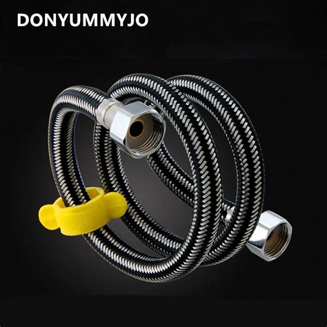 Donyummyjo 20pcspack G12 40cm Stainless Steel Plumbing Hoses Double