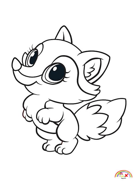 Cute Baby Animal Coloring Pages