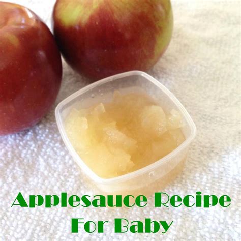 Applesauce Recipe For Baby