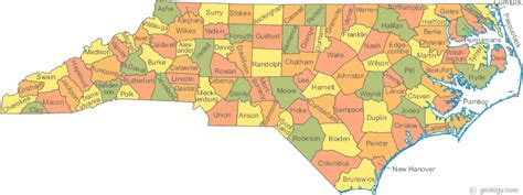 North Carolina Map And North Carolina Satellite Images