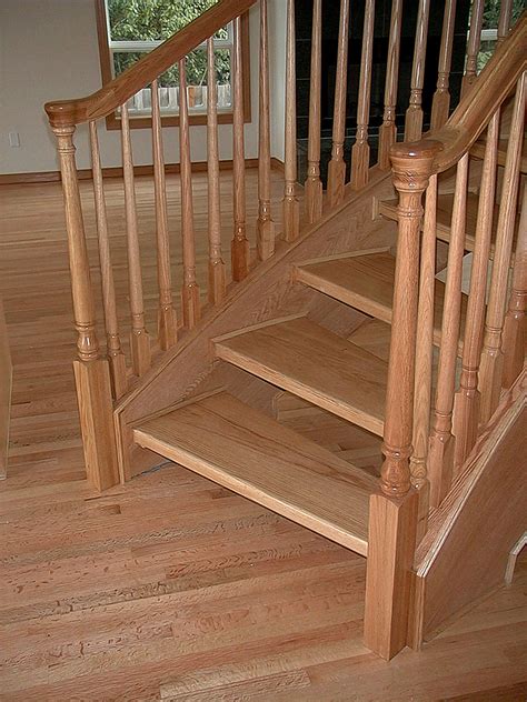 Freestanding Red Oak Staircase