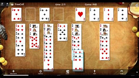 Freecell Game 40 Solved Microsoft Solitaire Youtube