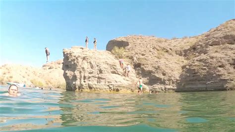 Lake Havasu Cliff Jump Youtube