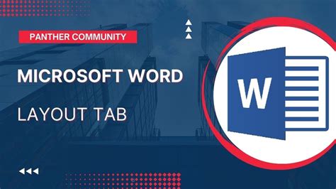Microsoft Word Tutorial Page Layout Tab Complete Youtube