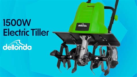 1500w Electric Tillercultivator By Dellonda Youtube