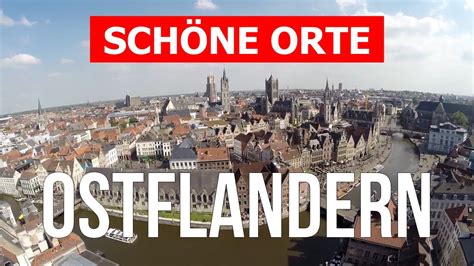 Reise Nach Ostflandern Tourismus Urlaub Landschaften Touren Orte Drohne 4k Video