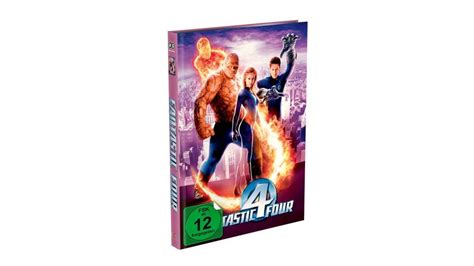 Fantastic Four 2 Disc Mediabook Cover B Blu Ray Dvd Limited 500