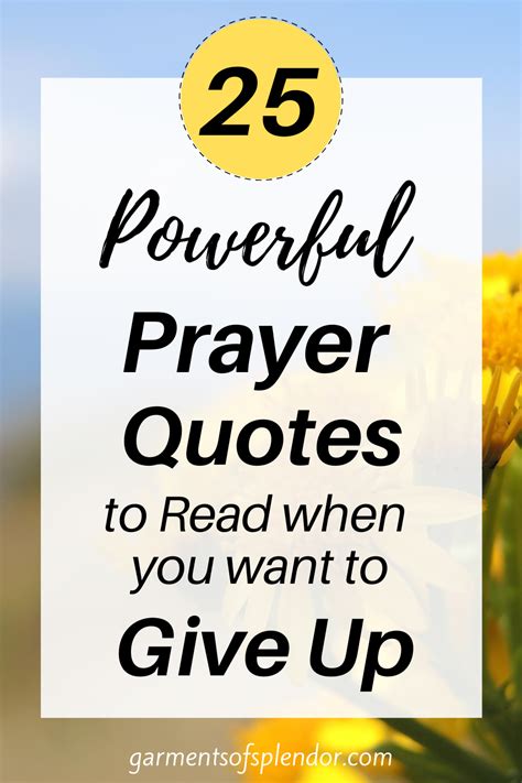 25 Inspirational Prayer Quotes To Read When You Need Strength