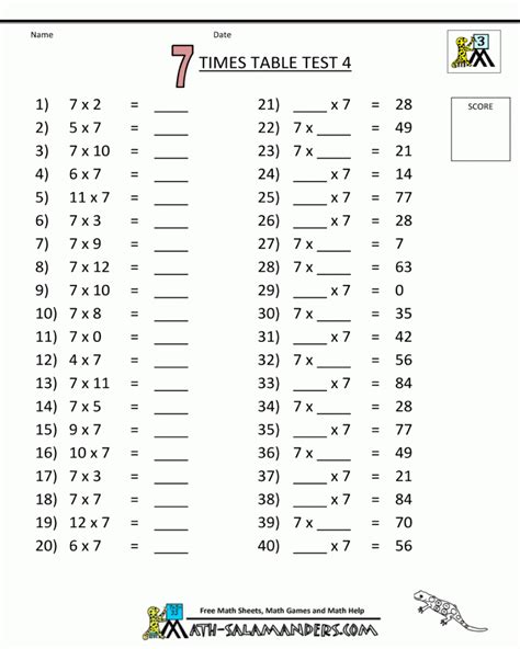 Free Printable 7th Grade Math Worksheets With Answer Key Math Worksheets Printable