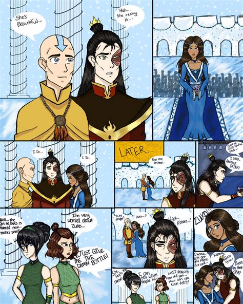 Zutara At Kataangs Wedding Headcanon Comic P1 By Thegirlinthefandom