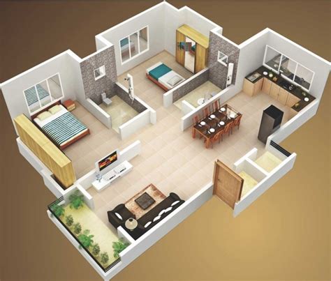 Interior Design For 100 Sq Ft Bedroom Small House Plans Home Design
