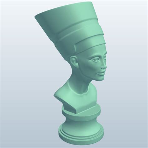 novelty bustegyptian pharaohs queen v1 free 3d model obj stl free3d