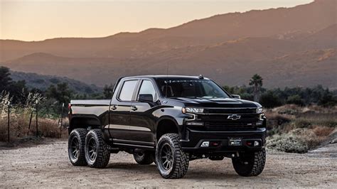 Chevy Silverado Based Hennessey Goliath 6x6 Is Real Hits The Road With