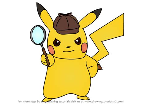 Pikachu Drawing Images Now Darken In The Rest Of Pikachu S Body