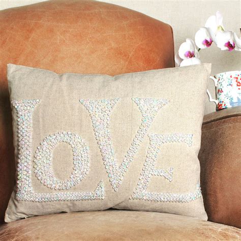 Crystal Love Cushion By Bags Not War
