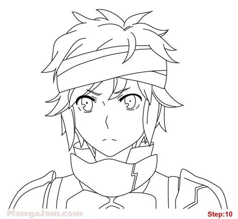 How To Draw Bell Cranel From Danmachi Mini Drawings