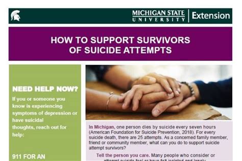 How To Support Survivors Of Suicide Attempts Food Health
