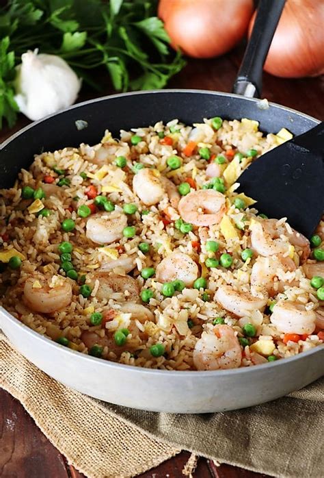 Skillet Shrimp Fried Rice The Kitchen Is My Playground