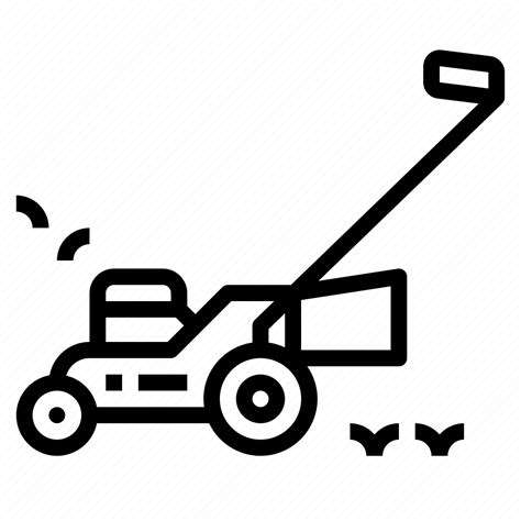 Garden Gardening Lawn Machine Mower Mowing Icon Download On