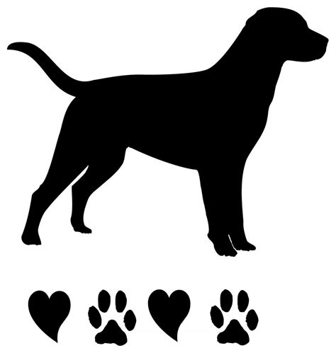 Labrador Silhouette Vector at GetDrawings | Free download
