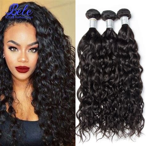 indian wet and wavy virgin hair 3 bundles indian natural wave raw indian water wave curly virgin