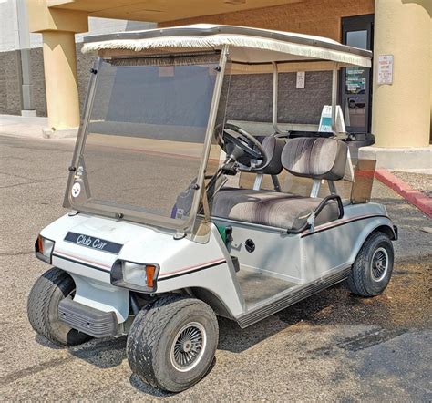 Lot 1994 Electric Club Car Golf Cart W Charger