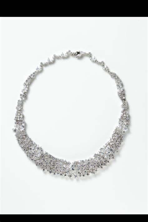Delicate Cz Cluster Necklace By Kenneth Jay Lane On Gilt Groupe