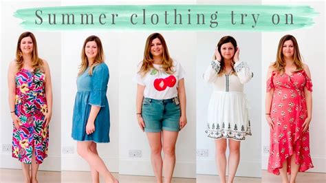 Summer Clothing Try On Uk Size 14 New Look Handm Tu Clothing Youtube