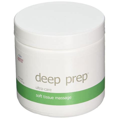 Rolyan Deep Prep Tissue Massage Creams — Grayline Medical