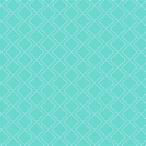 Decorative Pattern Background In Teal Colour Vector Free Download