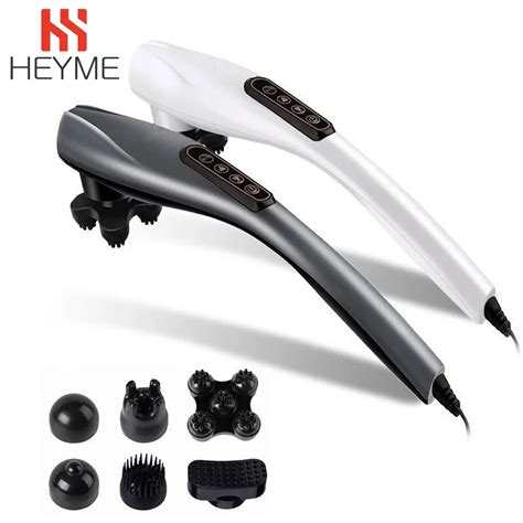 Heyme Electric Dolphin Massager Back Massage Hammer Vibration Infrared Stick Full Body Roller