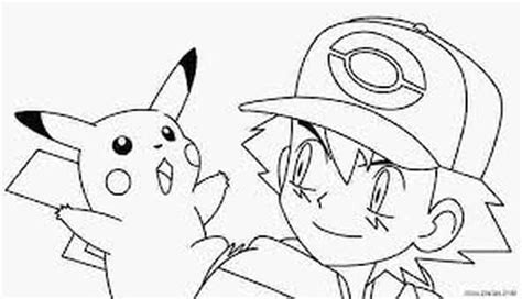 Pikachu And Ash Coloring Pages From Pikachu Coloring Pages Pikachu Is