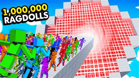 1000000 Ragdolls Vs Impossible Laser Dropper Fun With Ragdolls The