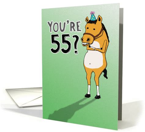 funny 55th birthday card 1297894
