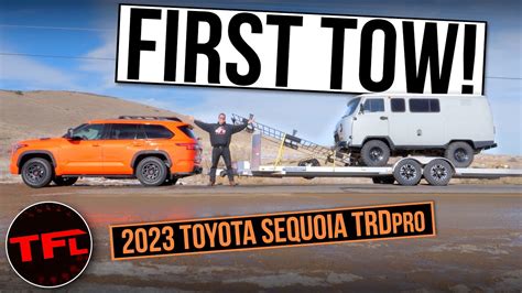 The New 2023 Toyota Sequoia Trd Pro Is Surprisingly Good At Towing