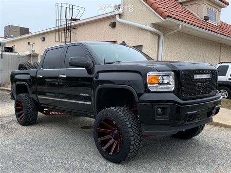 2015 Gmc Sierra 1500 With 22x12 44 Fuel Contra And 35125r22 Nitto