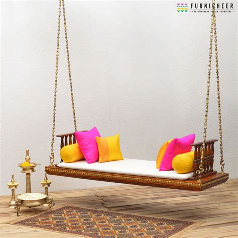Solid Wood Handcrafted Indian Traditional Swingjhoola Etsy