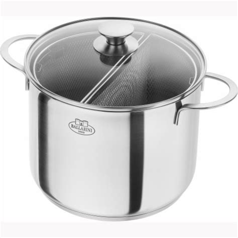 Ballarini By Henckels 8 Qt Stainless Steel Pasta Pot With Lid And