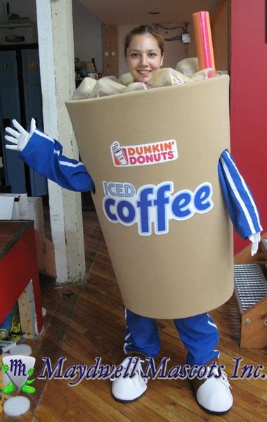 Dunkin Donuts Iced Coffee Mascot Dunkin Donuts Costume Great