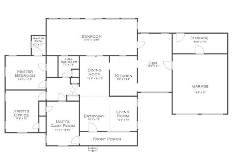 The Finalized House Floor Plan Plus Some Random Plans And Ideas