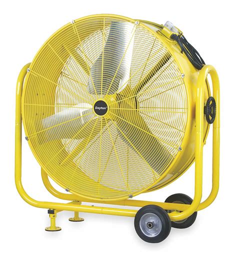 Dayton 36 In Blade Dia 2 Speeds High Visibility Industrial Fan