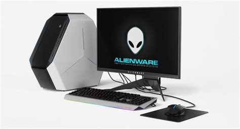 Dell Alienware Computer Set 3d Cgtrader